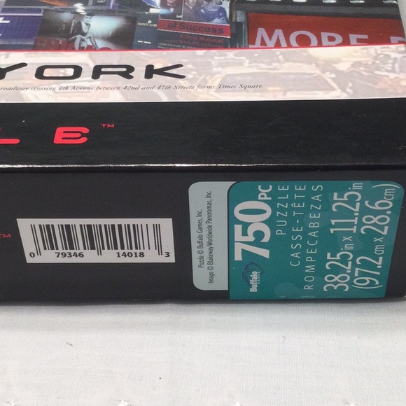 Times Square, New York 750 Piece Panoramic Puzzle Over 3 ‘ Wide - Picture 2 of 7